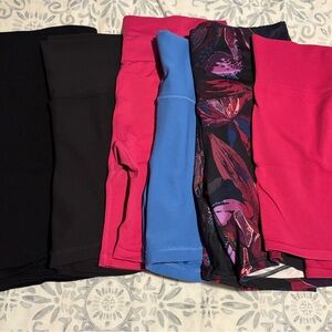 LOT (6) - NEW BALANCE, ALL IN MOTION, 90 DEGREES BY REFLEX - Biker Shorts Set XL